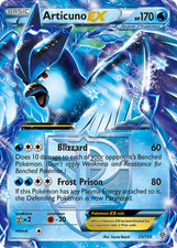 Articuno EX 25/135 Holo EX Rare Plasma Storm Pokemon NM Beach on eBay