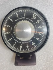 Airguide Vintage Altimeter Model 608C 0-15,000 Feet Made In USA Gauge 