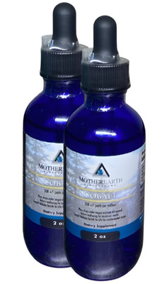 Mother Earth Cobalt 2oz (2PACK) - Essential for B12 Production & Cellular Health