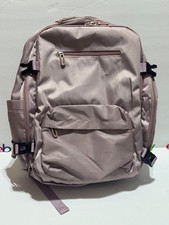 SHRRADOO Travel Laptops Backpack for Women Men 17" Pink khaki Airline Approved