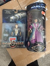Babylon 5 Earth Alliance Space Station G’Kar -Narn Fighter & Ambassador Delenn