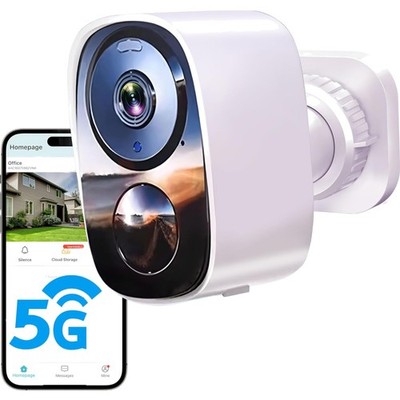 2026 2K Wireless Outdoor Security Camera with Free Cloud Storage & Night Vision