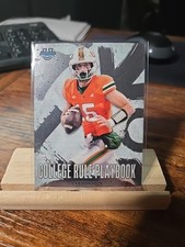 2025 Bowman U Football Carson Beck College Rule Playbook Insert SP Miami