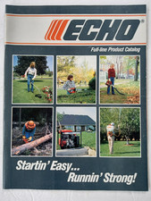 Vintage ECHO Full Line Product Catalog CHAINSAWS GENERATORS WATER PUMPS BLOWERS