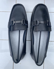 black leather loafers   by JD Williams New  size 7EEE  EU 40