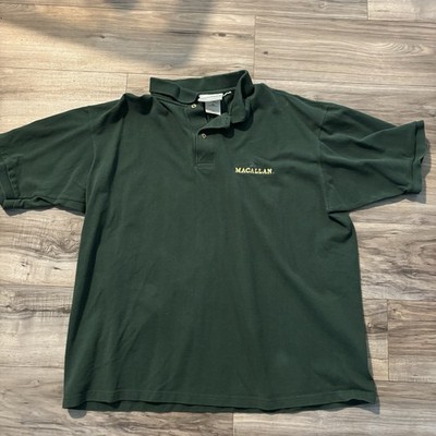 The Macallan Scotch Brand Polo Shirt Green Size XL