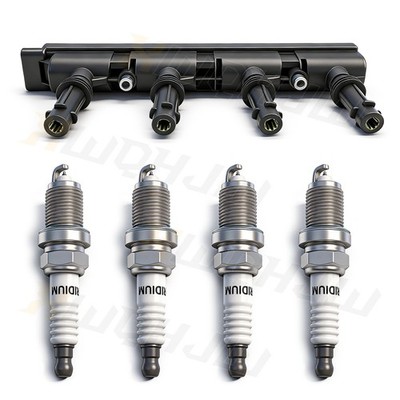 For 1.4L Encore Chevy Cruze Sonic Trax Volt Ignition Coil & Iridium Spark Plug