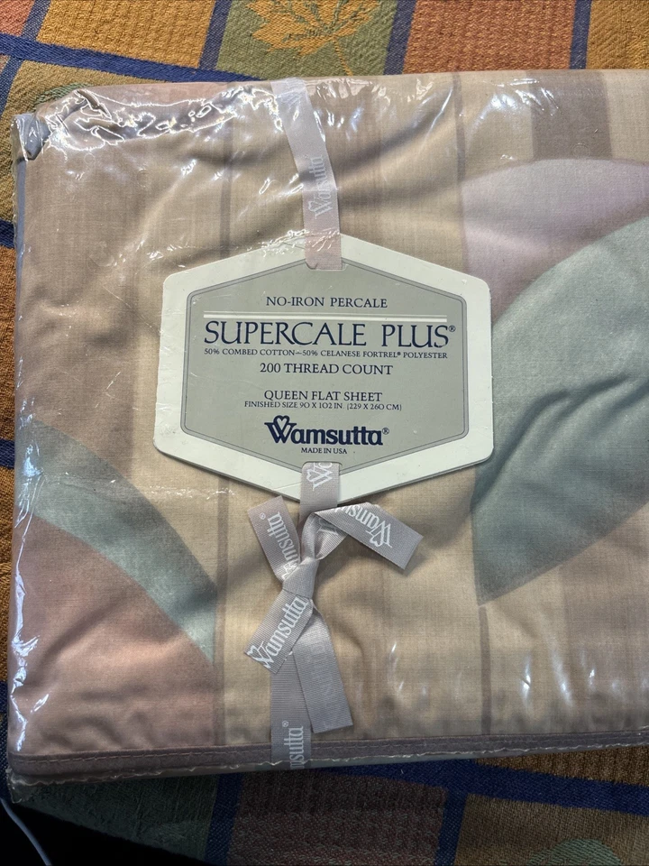 Wamsutta Oasis Queen Flat Sheet Supercale Plus Multicolor - Image 4 of 4