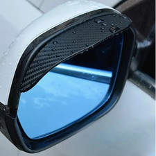 2PCS Upgraded Carbon Fiber Texture Car Mirror Rain Guards ? Windproof Side Mirro