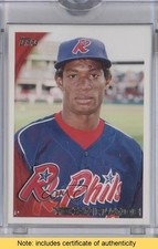 2010 Topps Pro Debut Topps Vault Blank Back 1/1 Yohan Flande 0f8