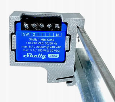 Shelly mini Smart Home DIN Rail -Schienenhalter Hutschienenhalter