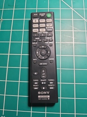 Geniune OEM Sony AV System Remote RMT-AH400U For Sony HT-ZF9 SA-ZF9