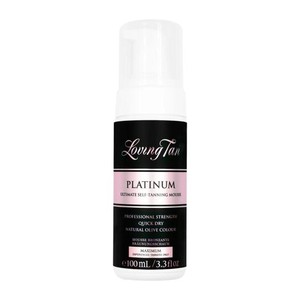 Mousse autobronceadora Loving Tan Platinum Ultimate 100 ml fuerza profesional