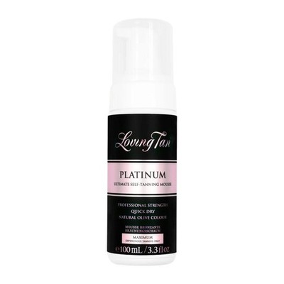 Loving Tan Platinum Ultimate Selbstbräunungsmousse 100ml professionelle Stärke