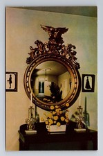 Charlottesville VA-Virginia, Mirror at Home of James Monroe, Vintage Postcard