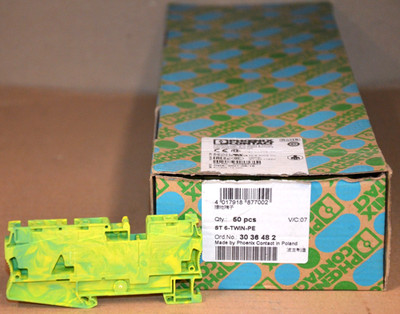 Phoenix Contact 3036482 Reihenklemme 42 Stück ST 6-TWIN-PE NEU OVP