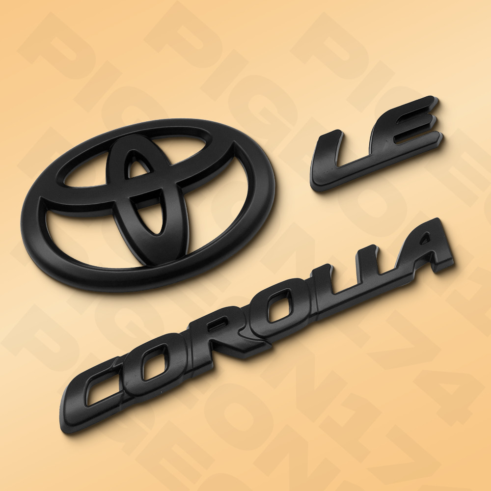 Overlay Kit Emblem For Corolla LE Sedan Accessories 2020-25 Trunk PT948-02200-02