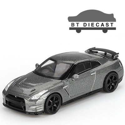 MINI GT 2013 NISSAN GT-R R35 NISMO CRS VERSION 1/64 DARK METAL GRAY MGT01089