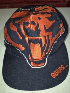 Vintage The Game Big Logo Snapback Hat Chicago Bears Great Color Used