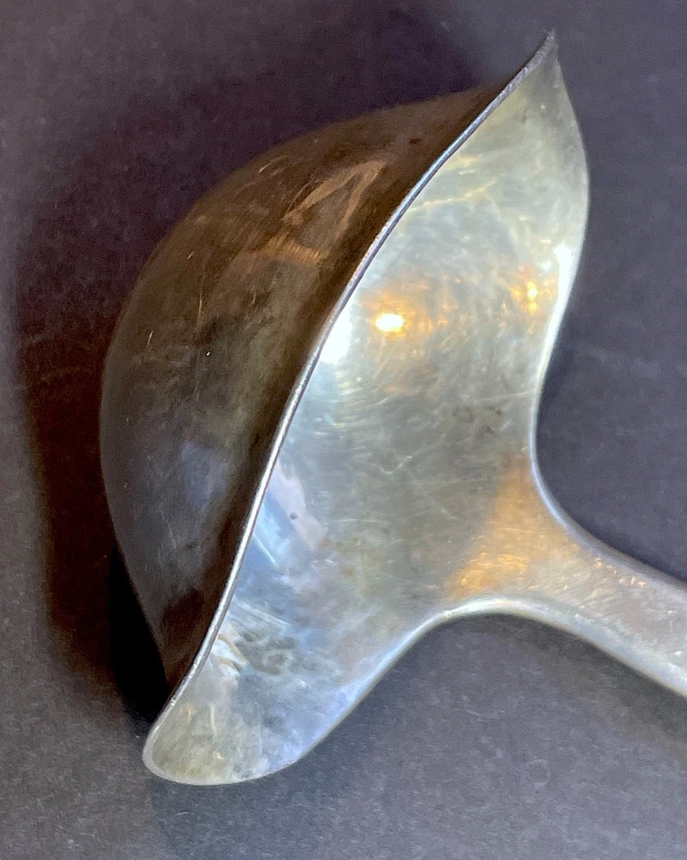 Georg Jensen 纯银 7 英寸酱柄编号 84 Blossom图案70克丹麦 — 第 4/4 张图片