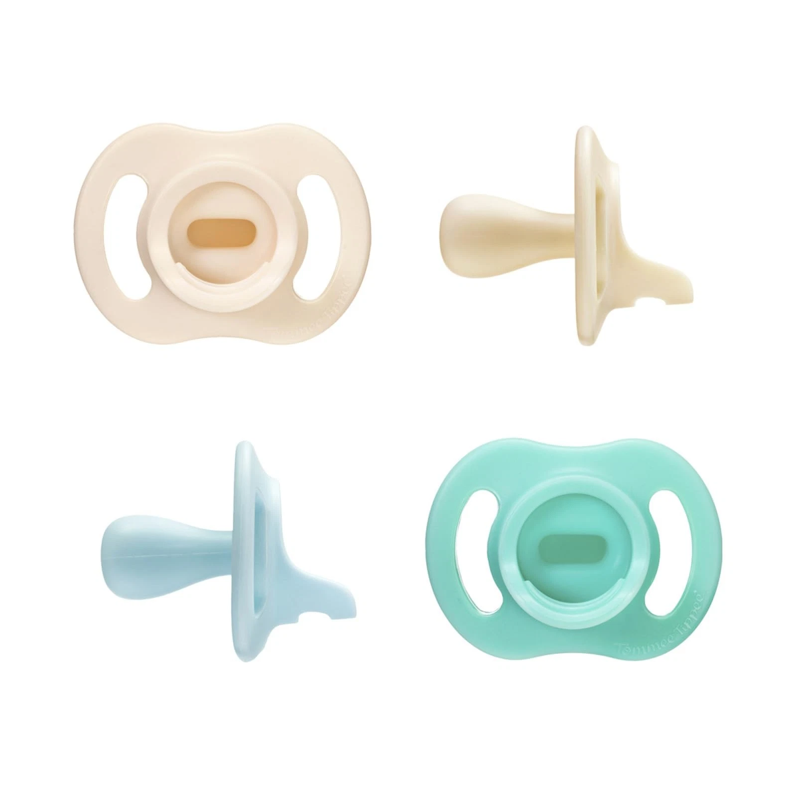 Tommee Tippee Ultra-Light StayPut Pacifier 0-6m 4 Pack Silicone