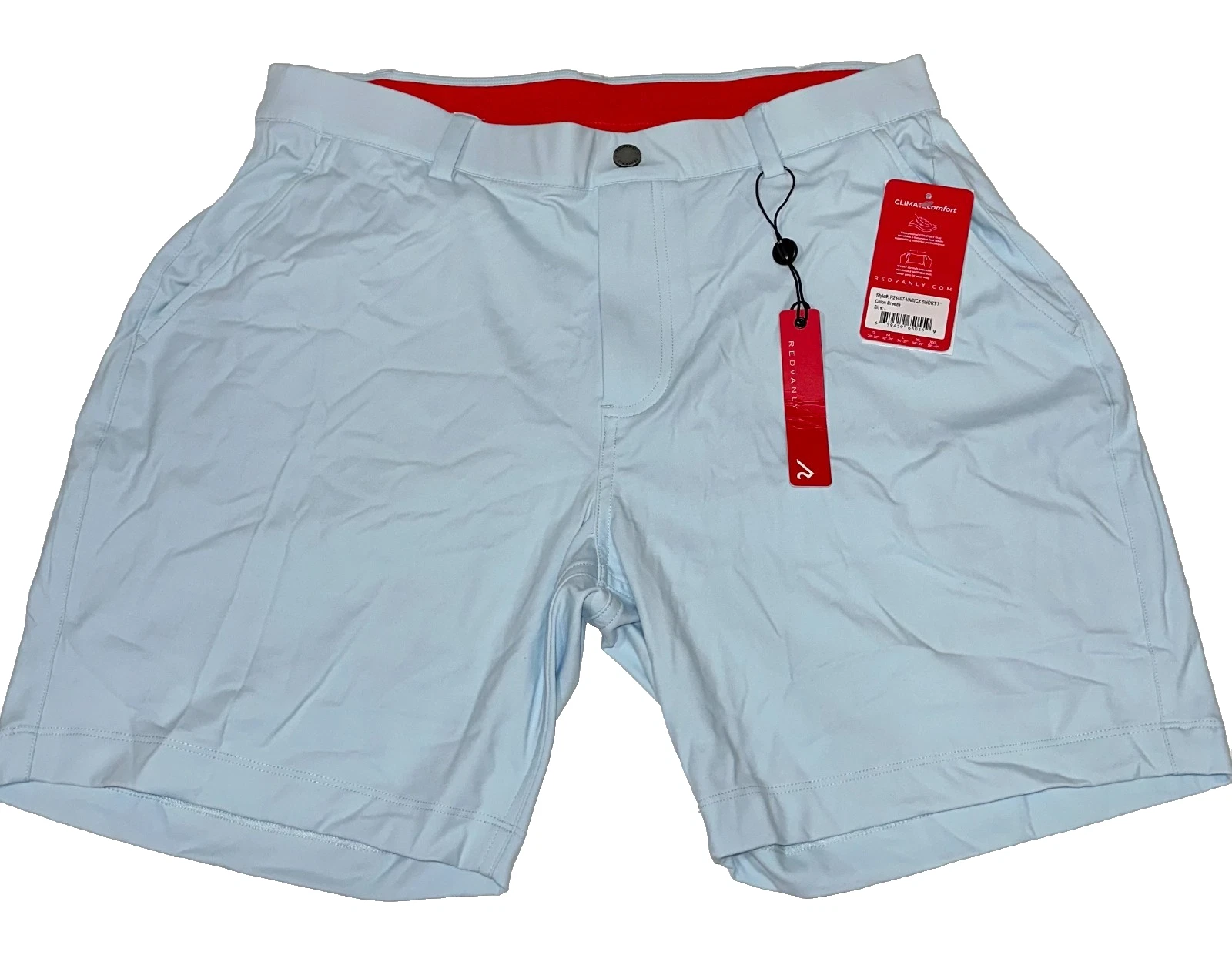 Redvanly Varick Short 7" Color Breeze Size Large NWT