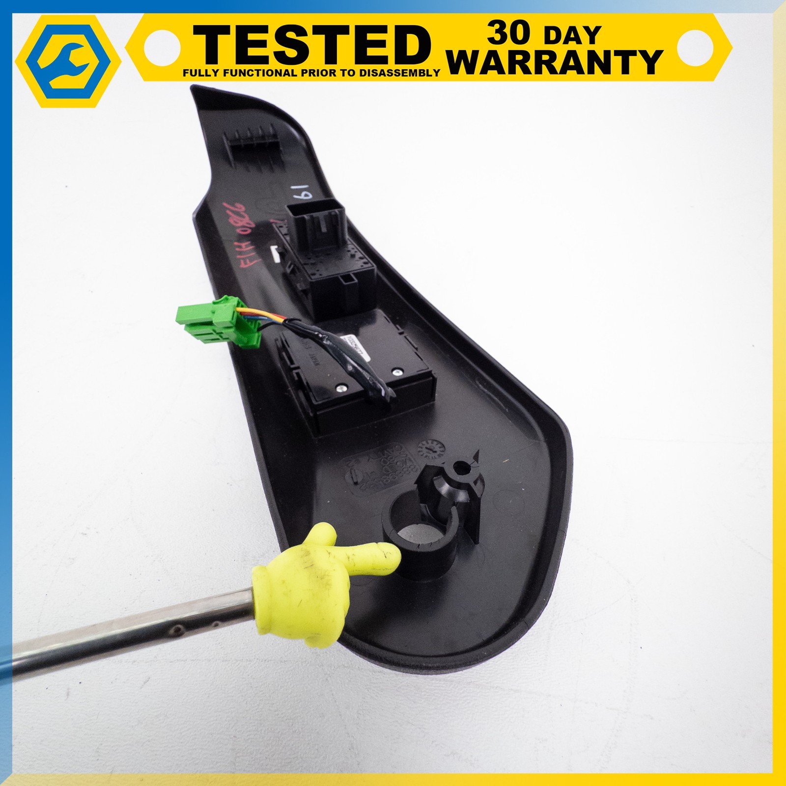 05-13 CHEVROLET CORVETTE C6 FRONT RIGHT SEAT CUSHION PANEL SWITCH ASSEMBLY OEM