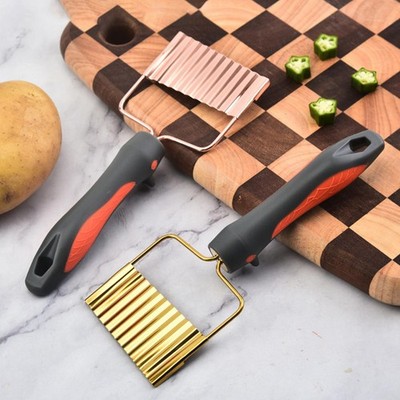Pommes, Karotten, Falten, rutschfester Griff, Küchengerät, gewellt,