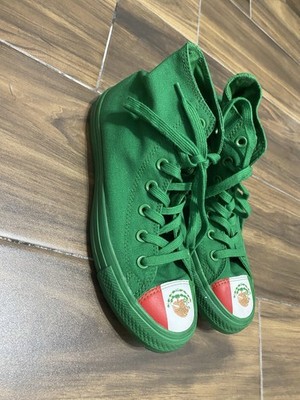 Rare Mexico Green converse all star high top M5.5 W7.5 World Cup Limited Edition