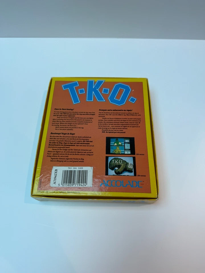 T.K.O. By Accolade C64 | Commodore 64 c64 Game Cassette Tape | Fast Delivery - Image 3 of 3