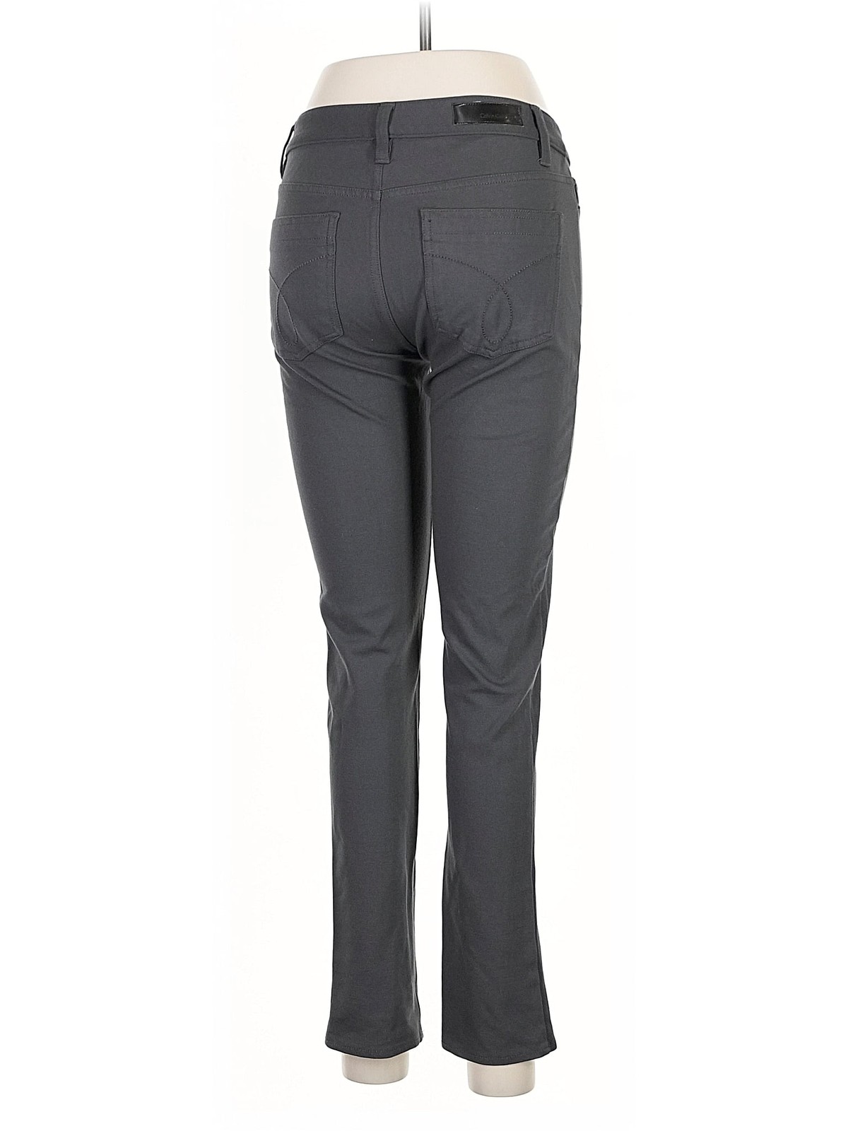 CALVIN KLEIN JEANS Women Gray Casual Pants 8 thumbnail 2