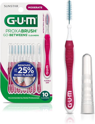 Proxabrush Go-Betweens - Moderate - Interdental Brushes - Soft Bristled Dental P