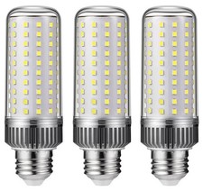 LED Corn Light Bulb 3pcs 150W Equivalent 2500Lumen 6000K Cool Daylight White ...