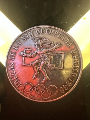 1968 25 Pesos Olympic Coin, Juegos de La XIX Olimpiada, Mexico