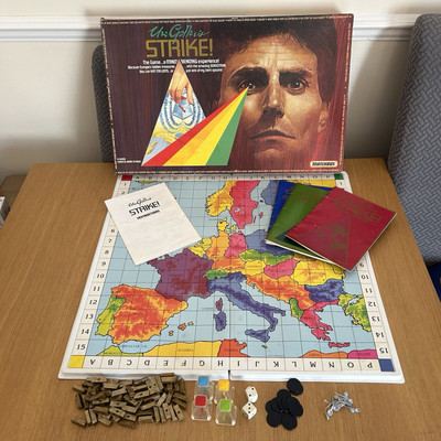 Uri Geller's Strike Brettspiel Matchbox 1986 komplett