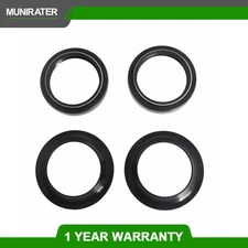 1 Set For Motorcycle Front Fork Damper Shock Absorber Fork Dust And Oil Seal US