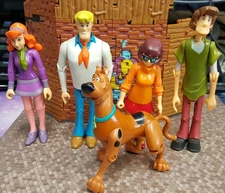 Scooby Doo Shaggy velma fred daphne action toy Figure Bundle Hanna whole gang