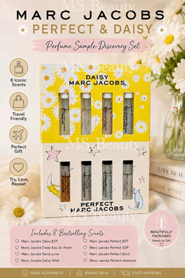 Marc Jacobs Perfume Sample Discovery Set (8x1.2ml each)