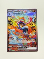 Hágalo usted mismo Greninja ex 214/167 Pokémon Mascarada Crepúsculo Holo sin textura SIR