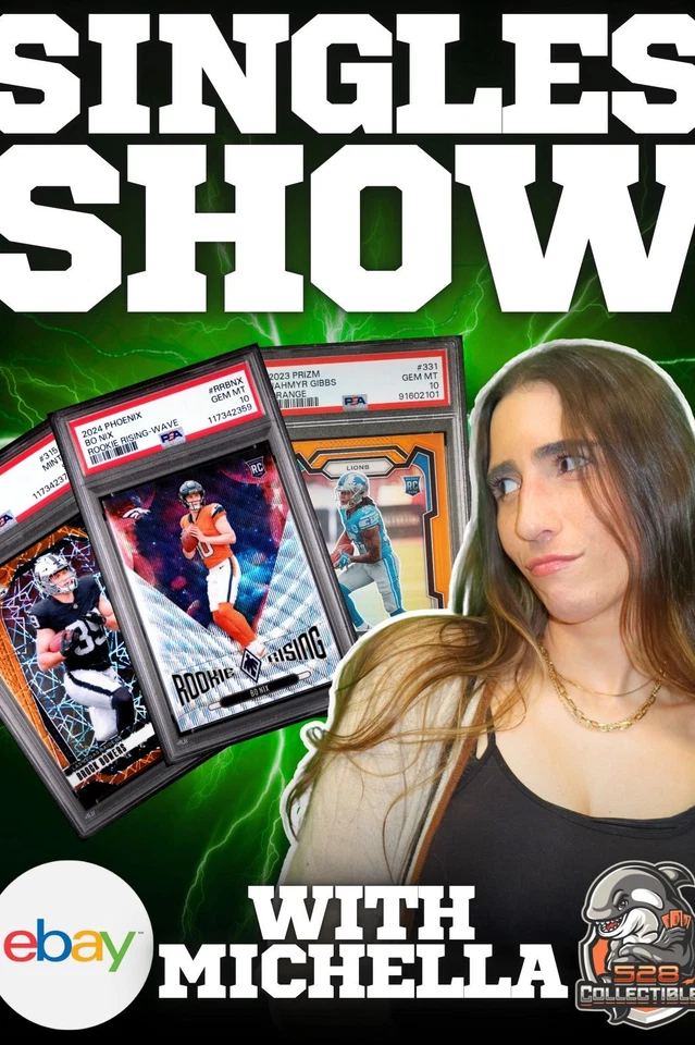 Sports Card Single Show w/ 528 MICHELLA - Slabs, Autos, Relics