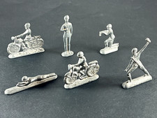 Vintage Soviet Army Tin Soldiers Infantry 6 pcs, Toys USSR Russia