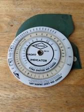 1960 ROGERS PROFIT INDICATOR NO.111. PROFIT ON COST / SELLING CIRCULAR SLIDE RUL