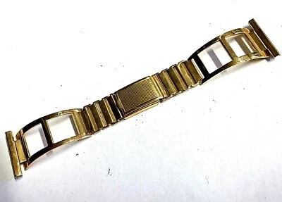 CHATENOUD 22 MM Bracelet P or gold plated air racer strap nautic band racing 70s