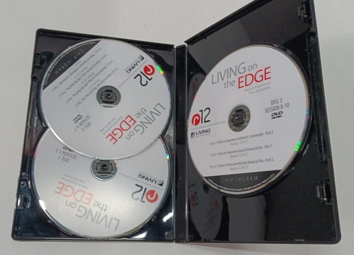 Living on the Edge by Chip Ingram - 3-disc DVD set (2010) - VG - Picture 3 of 4