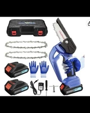 Mini cordless chainsaw set