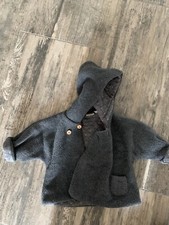 Baby Zara Kurzmantel, Gr. 62, grau