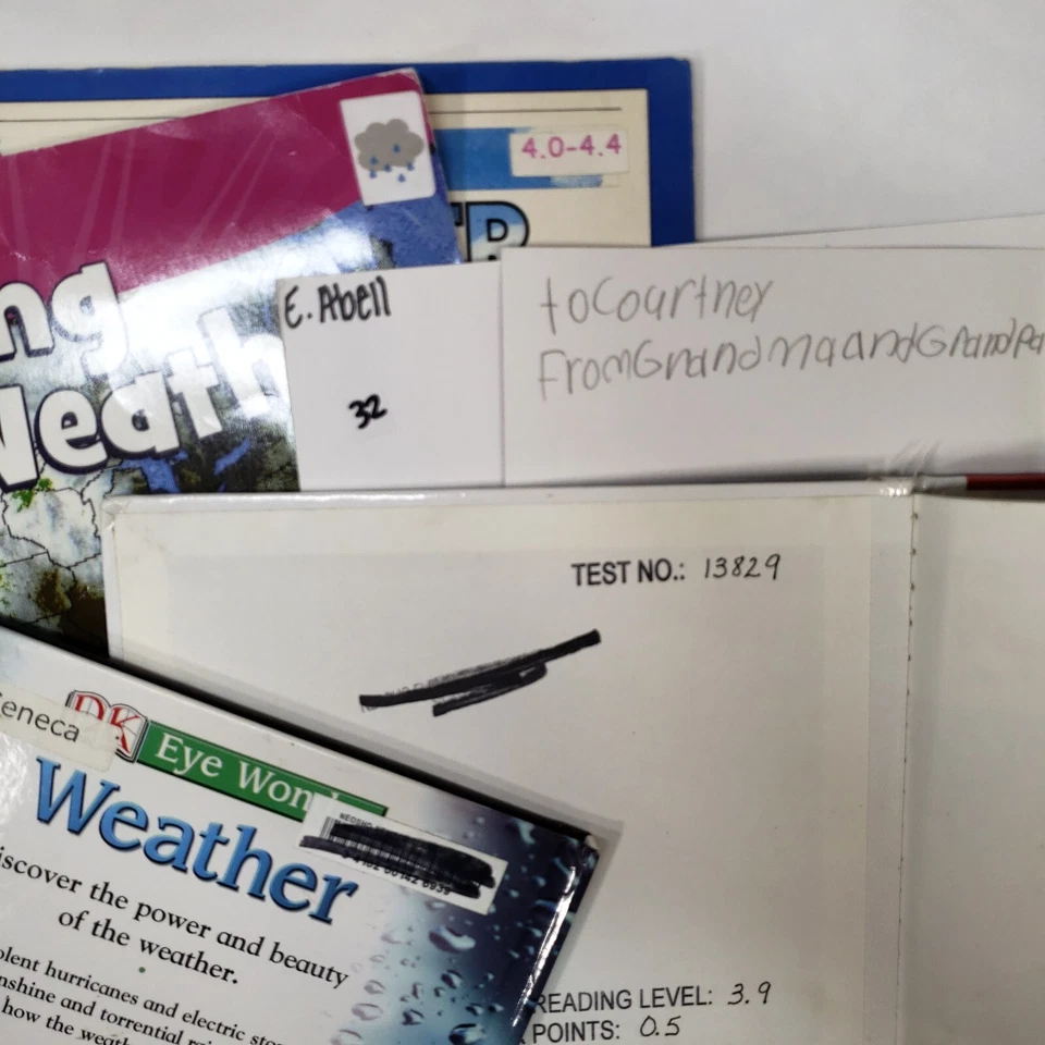 Kids Books About Weather Lot Of 10 Storms Rain Nonfiction Science Homeschool Set - Image 3 of 4