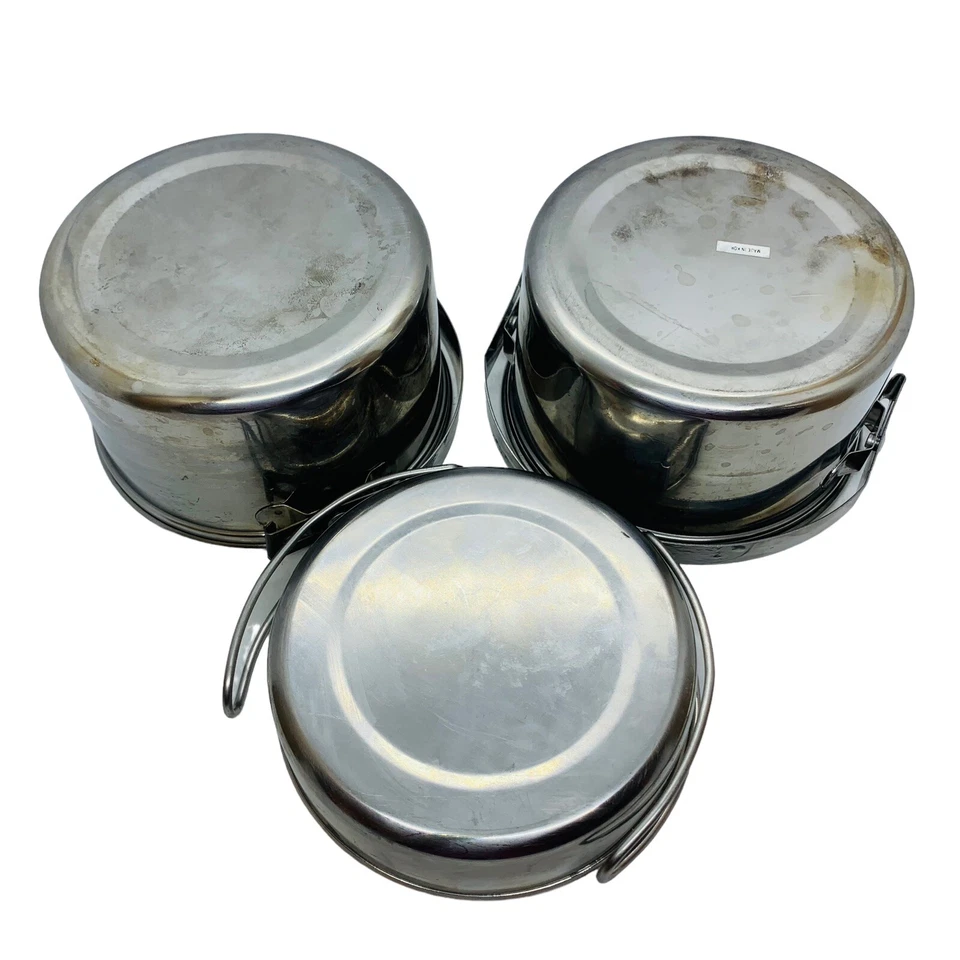 Olicamp Stainless Steel Cookware for Camping Backpacking Lightweight 3 Pieces - Image 4 of 4