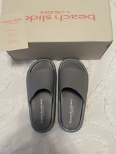 Beach Slides 8M By J/slides Gray Eva. NIB