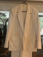 Vintage Street Closed White Dress Casual Coat Jacket